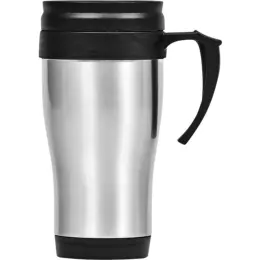Arabica Stainless Steel & Plastic Double-Wall Mug Unbranded